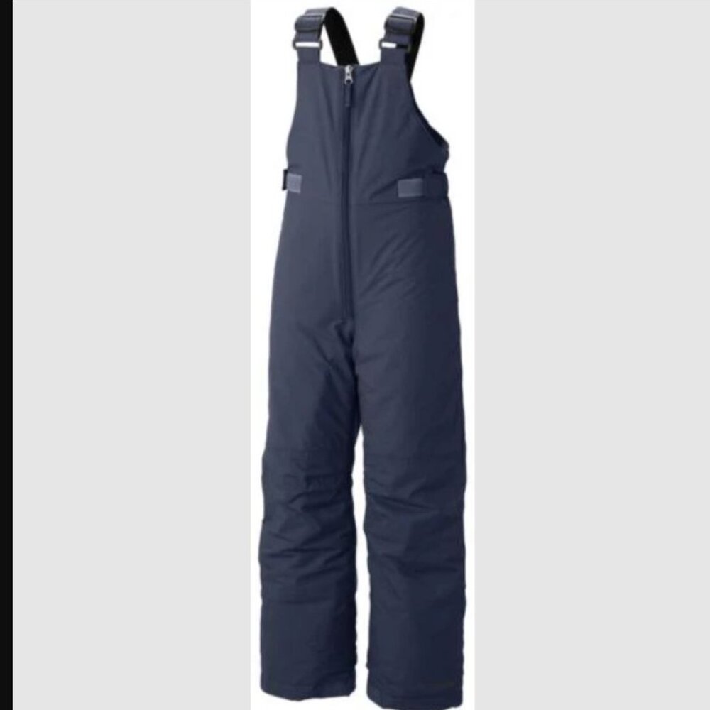 Columbia Kids Navy Blue Snowslope II Snow Bib Overalls Pants Girls XS 5 6 7